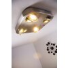 Plafonnier Granada LED Nickel mat, 4 lumières