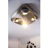 Plafonnier Granada LED Nickel mat, 4 lumières