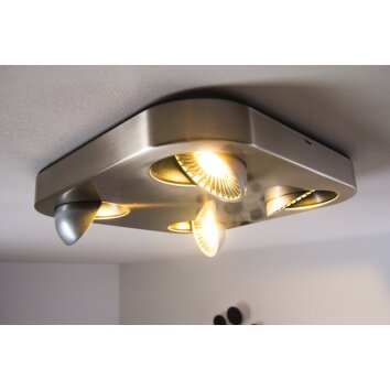 Spot plafond design Lucide Taylor Noir Aluminium 09930/05/30