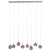 Suspension Steinhauer Bollique Acier inoxydable, 8 lumières