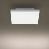Plafonnier Leuchten-Direkt CANVAS LED Blanc, 1 lumière, Télécommandes