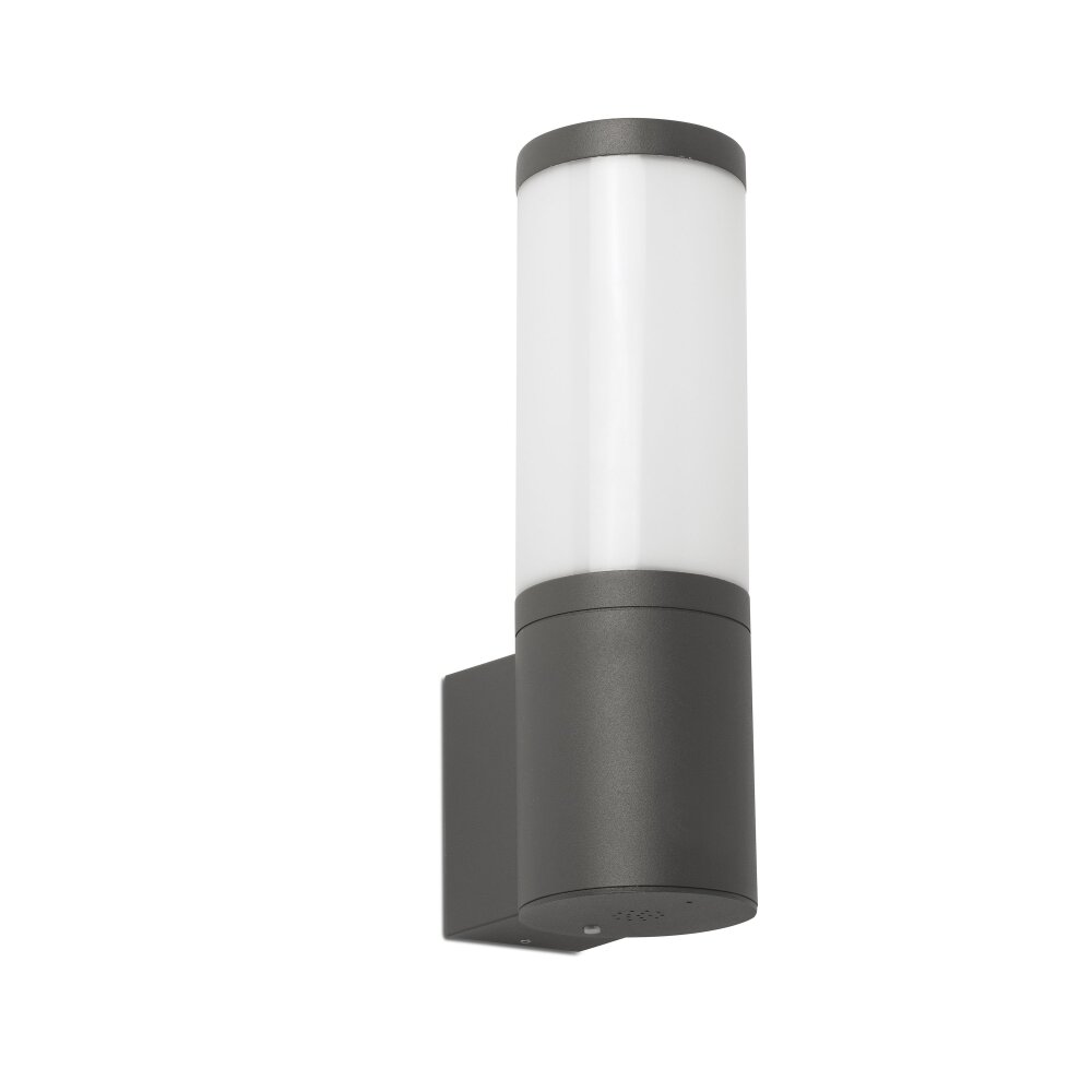 Applique murale d'extérieur Faro Barcelona Orwell LED Gris, 1 lumière main product photo