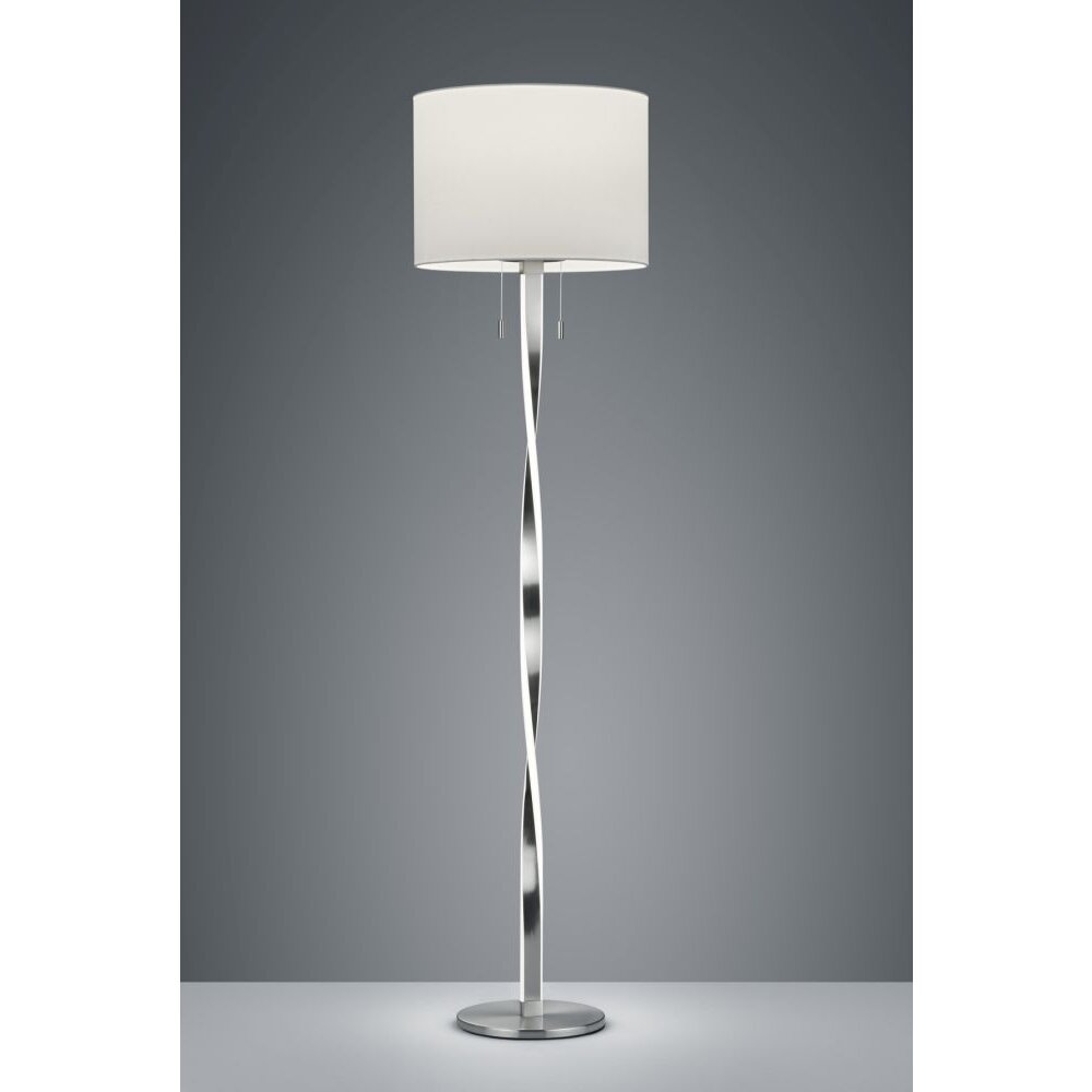 Lampadaire Trio NANDOR LED Nickel mat, 3 lumières main product photo