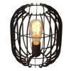 Lampe de table Lucide REDA Noir, 1 lumière