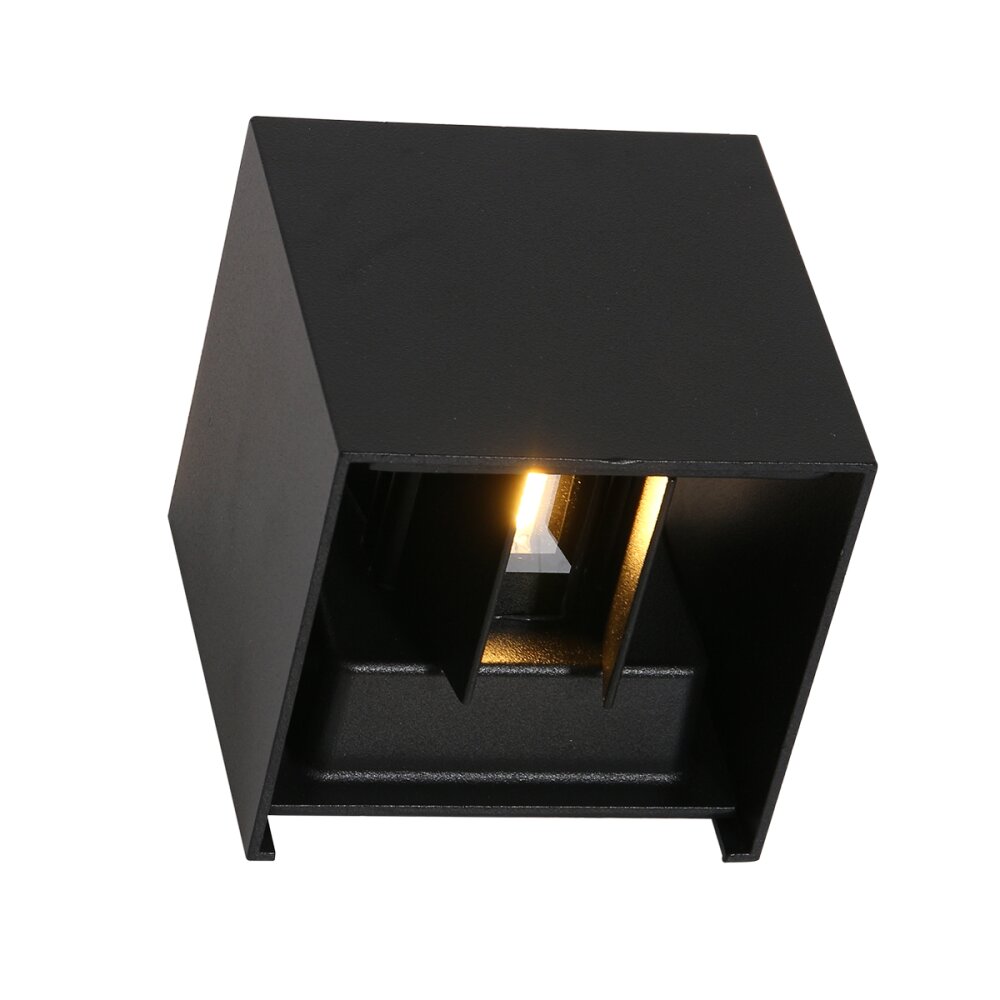 Applique murale d'extérieur Steinhauer Logan LED Noir, 1 lumière main product photo
