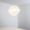 Suspension Skaulo Blanc, 1 lumière