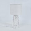 Lampe de table Beteta Blanc, 2 lumières
