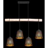 Suspension Globo ABLONA Noir, 4 lumières Suspension Globo ABLONA Noir, 4 lumières