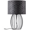 Lampe de table Brilliant Galance Noir, 1 lumière