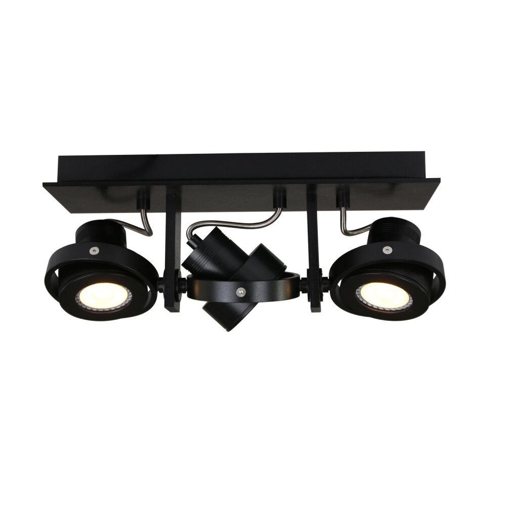 Plafonnier Steinhauer MEXLITE Noir, 3 lumières main product photo