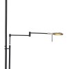 Lampadaire Steinhauer Turound LED Noir, 2 lumières