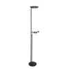 Lampadaire Steinhauer Turound LED Noir, 2 lumières