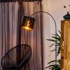 Lampe à arc Arnoya Noir, 1 lumière