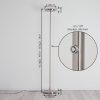 Lampadaire Mjölby LED Nickel mat, 1 lumière