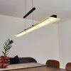 Suspension Barrud LED Noir, 1 lumière