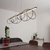 Suspension Saba LED Noir, 1 lumière