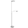 Lampadaire Steinhauer Turound LED Acier inoxydable, 2 lumières