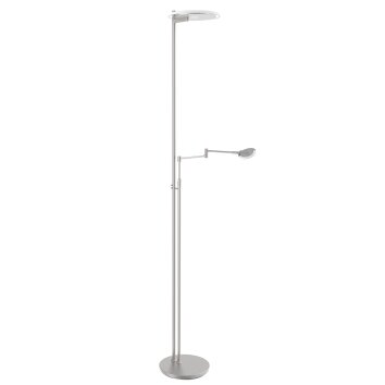 Lampadaire Steinhauer Turound LED Acier inoxydable, 2 lumières