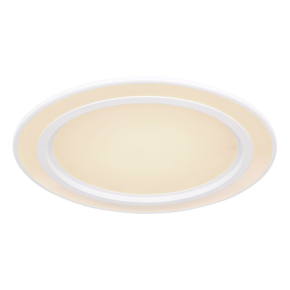 Plafonnier Globo DAHLA LED Blanc, 1 lumière, Changeur de couleurs main product photo