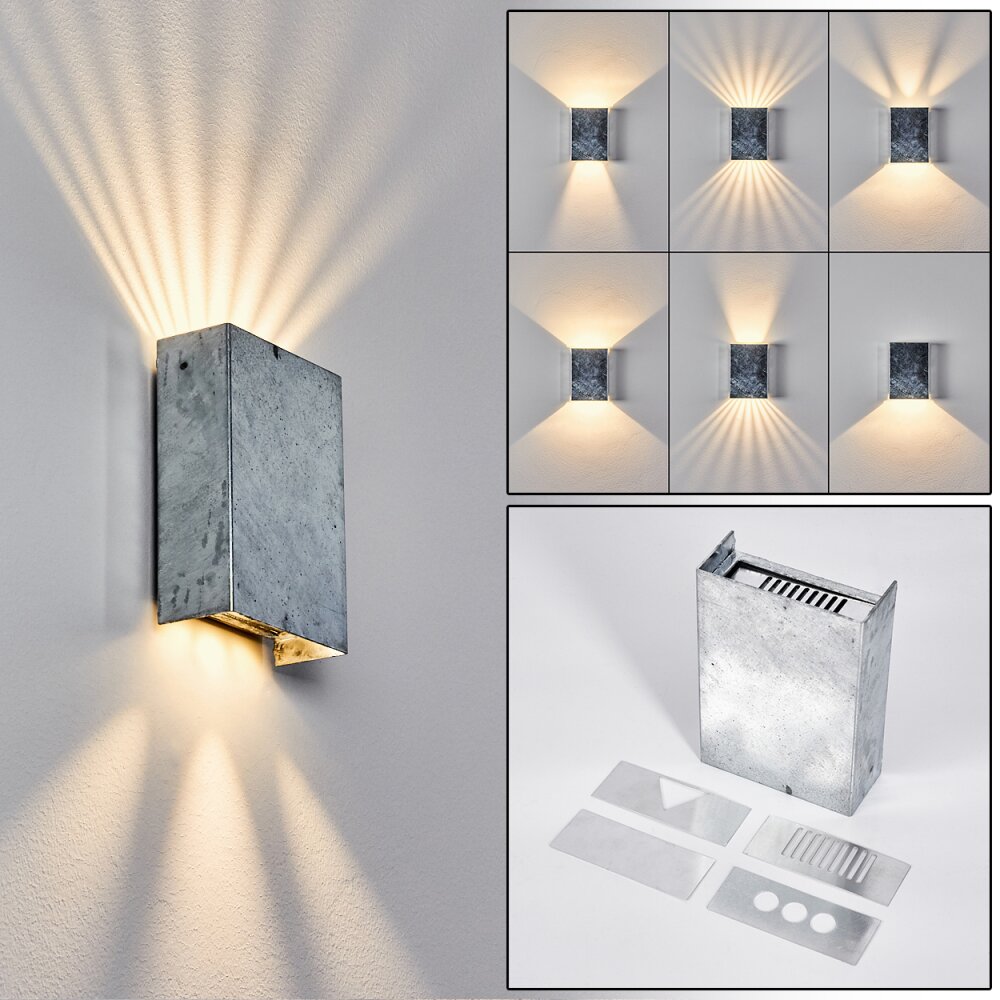 Applique murale d'extérieur Benin LED Gris, 1 lumière main product photo