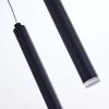 Suspension Porquera LED Noir, 11 lumières