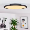 Plafonnier Nexo LED Noir, 1 lumière, Télécommandes