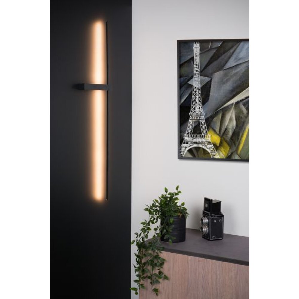 Applique murale Lucide SEGIN LED Noir, 1 lumière main product photo
