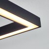 Plafonnier Cavareno LED Noir, 1 lumière