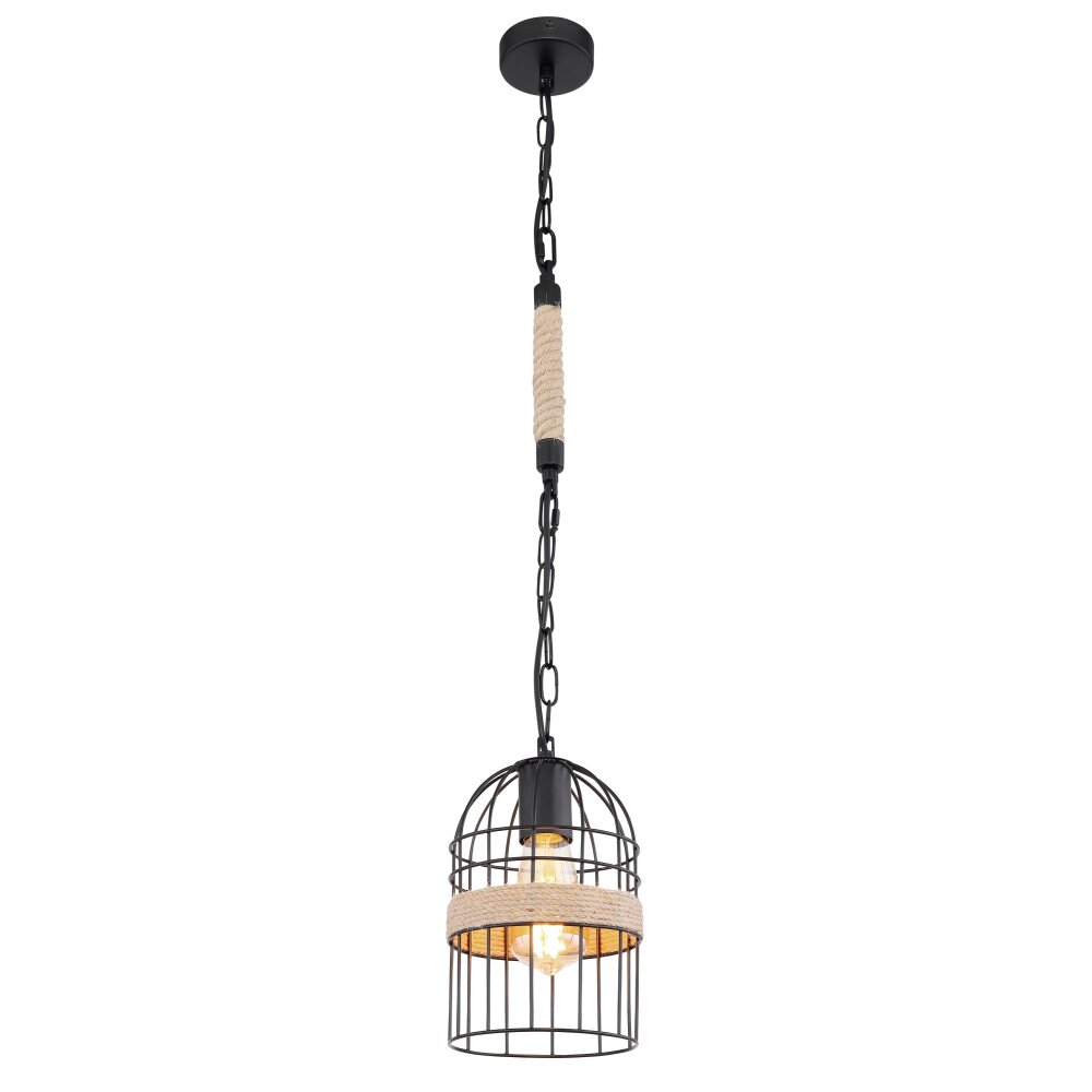 Suspension Globo HALIA Brun, Noir, 1 lumière main product photo