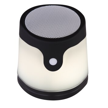 Lampe de table Globo GROPINA Noir, Blanc, 6 lumières, Changeur de couleurs