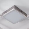 Plafonnier Torresella LED Nickel mat, 2 lumières, Télécommandes