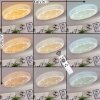 Plafonnier Suno LED Transparent, Blanc, 1 lumière, Télécommandes