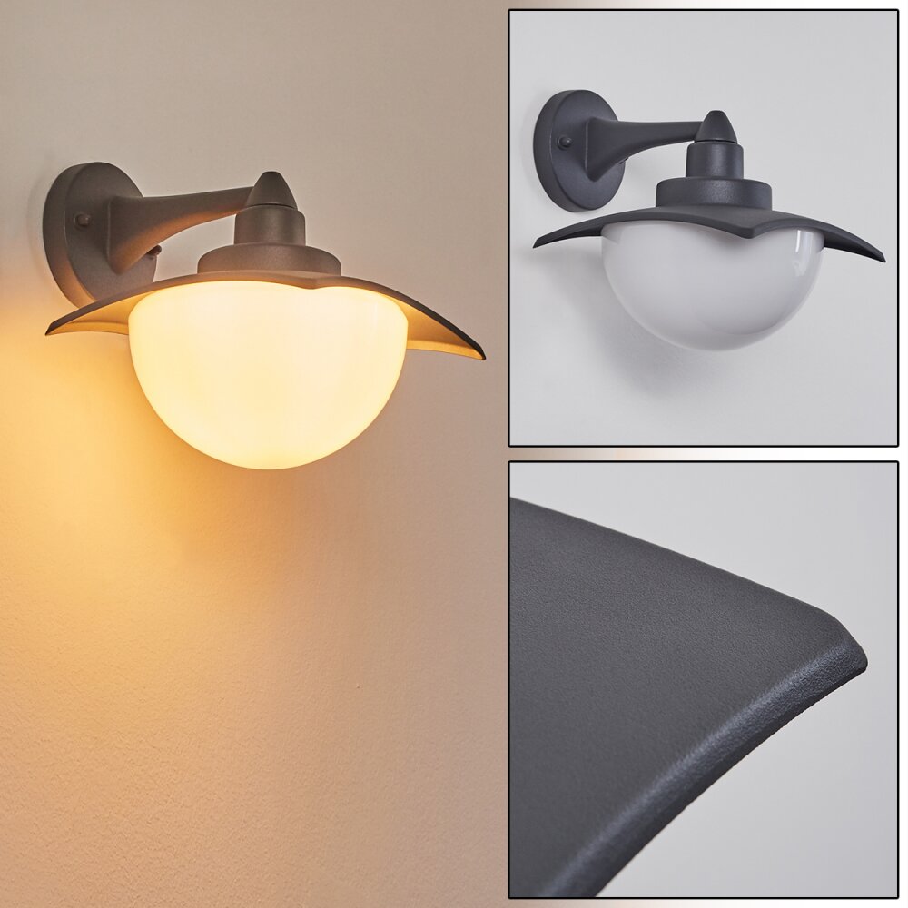 Applique murale d'extérieur Spessa Anthracite, 1 lumière main product photo