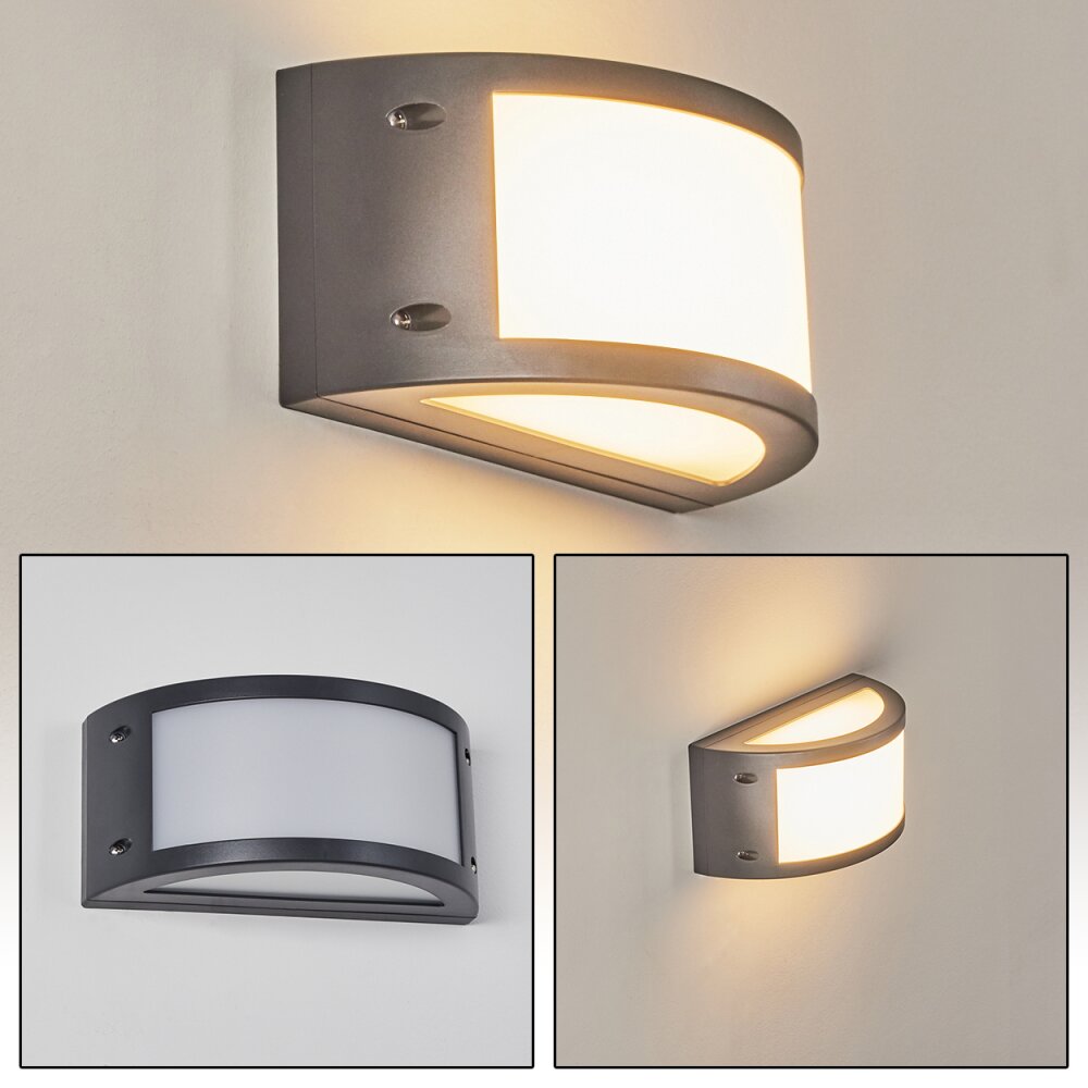 Applique murale d'extérieur Pompeano LED Noir, 1 lumière main product photo