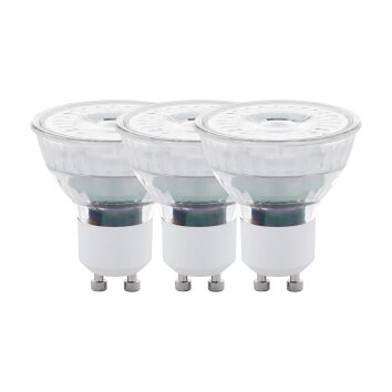 Eglo 3x LED GU10 4,5 Watt 2700 Kelvin 345 Lumen