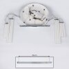 Suspension Porquera LED Blanc, 11 lumières