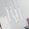 Suspension Porquera LED Blanc, 11 lumières