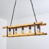 Suspension Maladera Rouille, 5 lumières