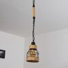 Suspension Sulzano Brun, Noir, 1 lumière