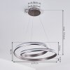 Suspension Rokera LED Nickel mat, 1 lumière