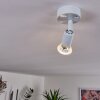 Plafonnier Planes LED Blanc, 1 lumière