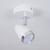 Plafonnier Idlewild LED Chrome, Blanc, 1 lumière
