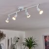 Plafonnier Planes LED Blanc, 4 lumières