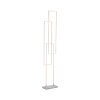 Lampadaire Paul Neuhaus Q-INIGO LED Acier brossé, 3 lumières, Télécommandes