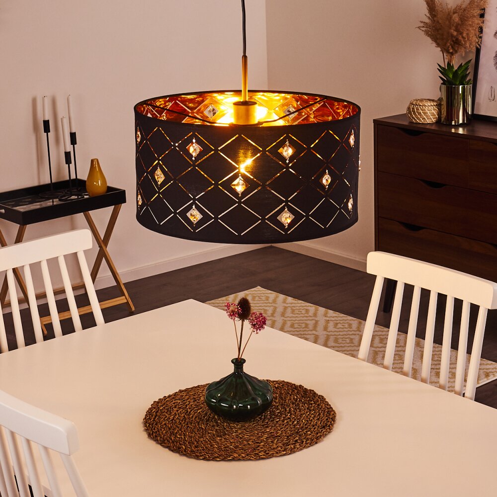 Suspension Trasancos Noir, 1 lumière main product photo