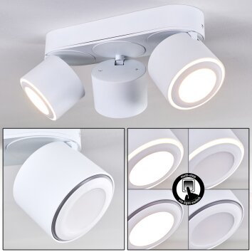 Plafonnier Appleton LED Blanc, 3 lumières