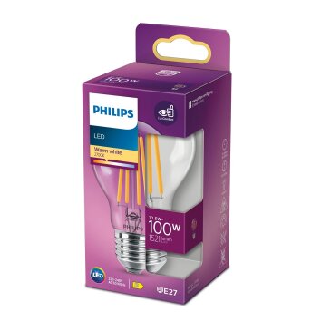 LED E27 10,5 Watt 2700 Kelvin 1521 Lumen Philips