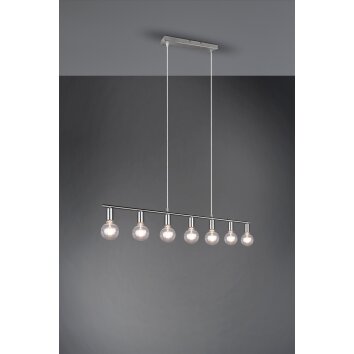 Suspension Reality Vannes Nickel mat, 7 lumières