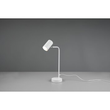 Lampe de table Trio Marley Blanc, 1 lumière