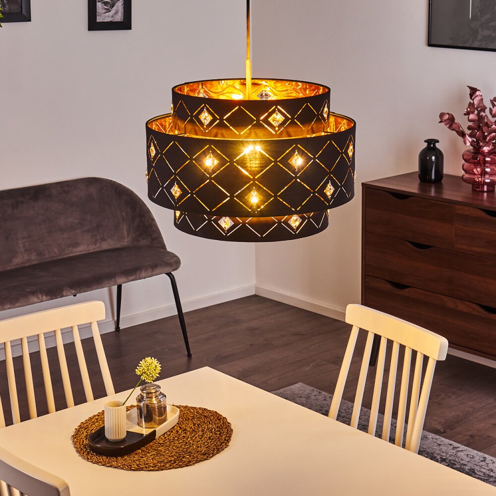 Suspension Trasancos Noir, 1 lumière main product photo
